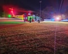 Thirteen people injured after speedway car ploughs into grandstand during NSW demolition derby