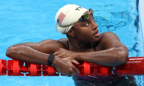 Simone Manuel  won bronze in the 4x100 freestyle at the Tokyo Olympics