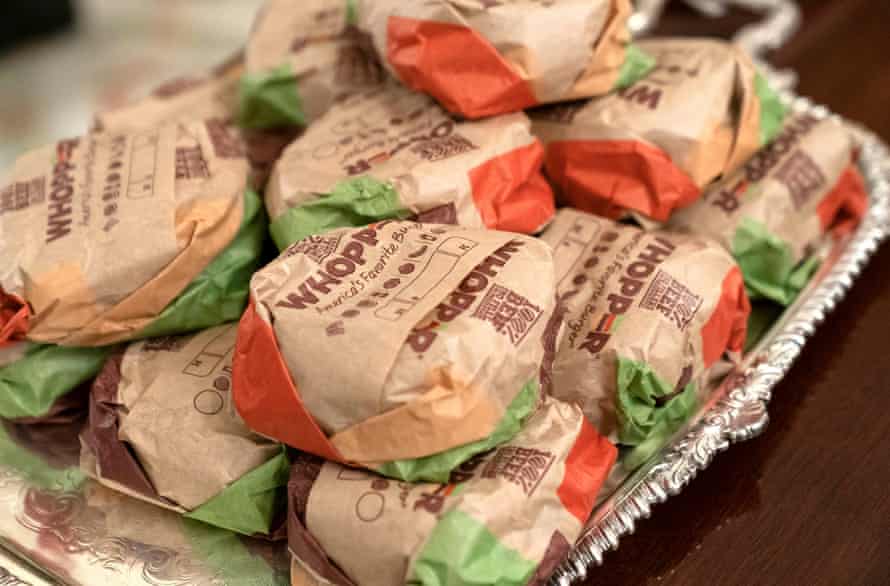 Donald Trump Orders Mcdonald S For Football Champions As Shutdown Cuts Staff Donald Trump The Guardian Past Championship Dinners At White House Before 2022