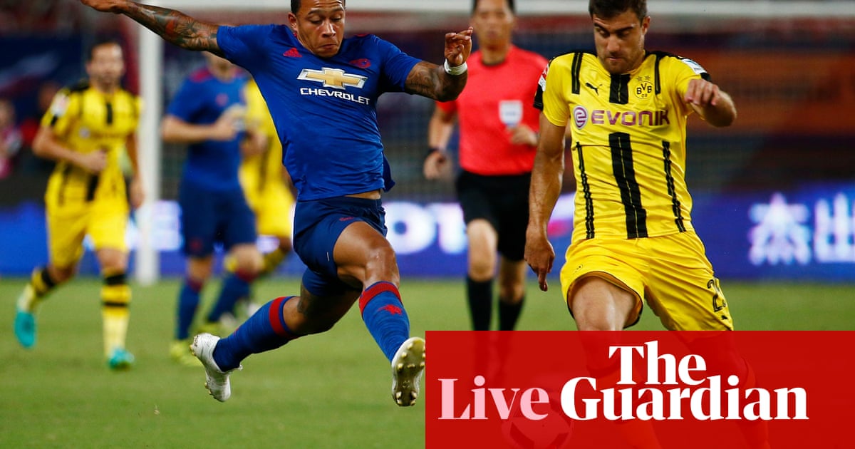 Manchester United 1 4 Borussia Dortmund International Champions Cup As It Happened Football The Guardian