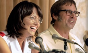 Game On Emma Stone As Billie Jean King And Steve Carell As Bobby Riggs In Game On Emma Stone As Billie Jean King And Steve Carell As Bobby Riggs In