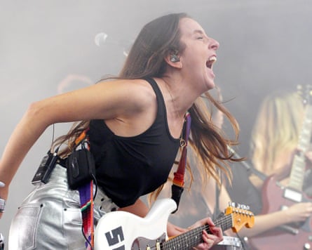 Haim on the Park stage.