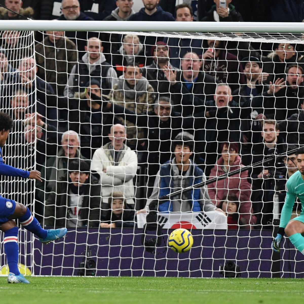 Willian Double Earns Chelsea Win At Tottenham But Racism Mars Game Premier League The Guardian