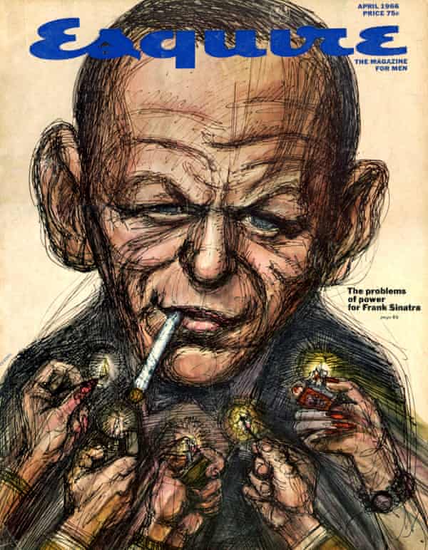 Ed Sorel’s Frank Sinatra Esquire cover.