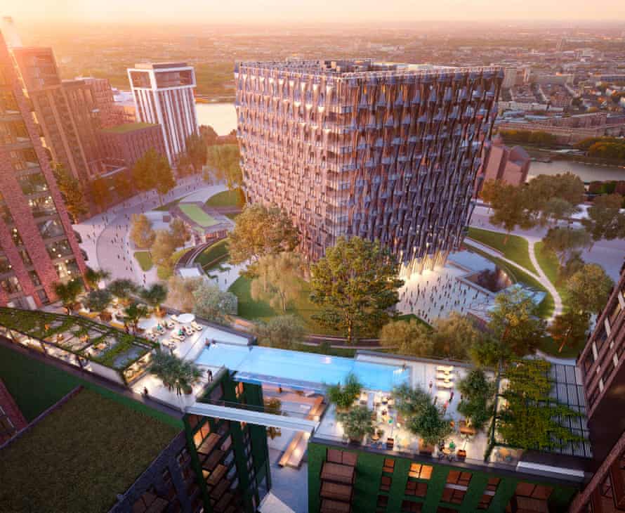 Would You Take A Dip 35 Metres Up In London S First Sky Pool Property The Guardian Would You Take A Dip 35 Metres Up In London S First Sky Pool Property The Guardian