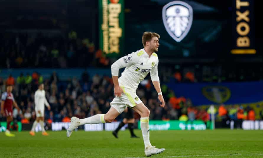 Patrick Bamford in action for Leeds against Aston Villa last month. His anticipated return could be the difference for Leeds.