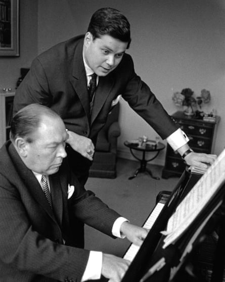 German baritone Dietrich Fischer-Dieskau with pianist Gerald Moore.