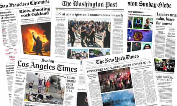 Rage And Anguish How The Us Papers Have Covered The George Floyd Protests Us News The Guardian Rage And Anguish How The Us Papers Have Covered The George Floyd Protests Us News The Guardian