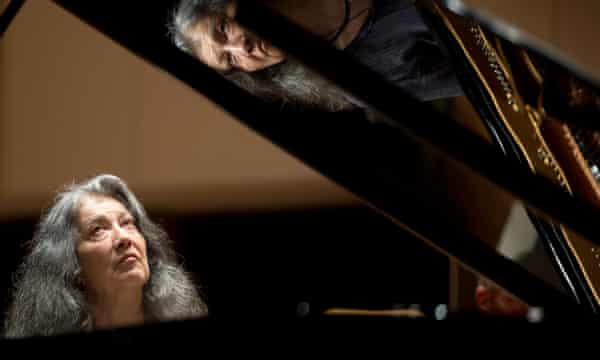 Pianist Martha Argerich, who will perform with Barenboim and his West-Eastern Divan Orchestra