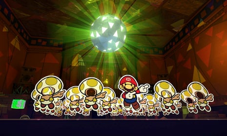 There’s a tactile element to the design ... Paper Mario: The Origami King.
