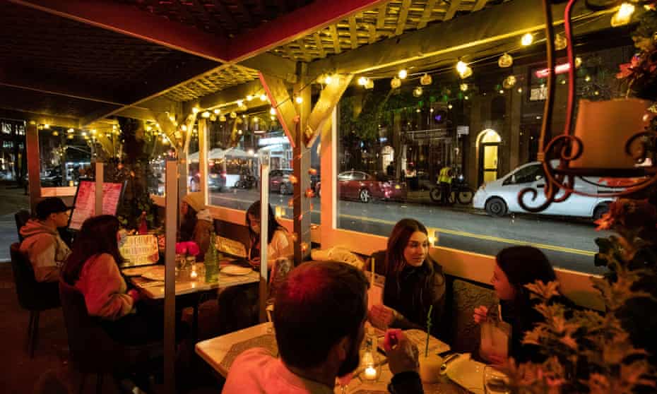 Outdoor eaters in New York. Will outdoor dining be here to stay?