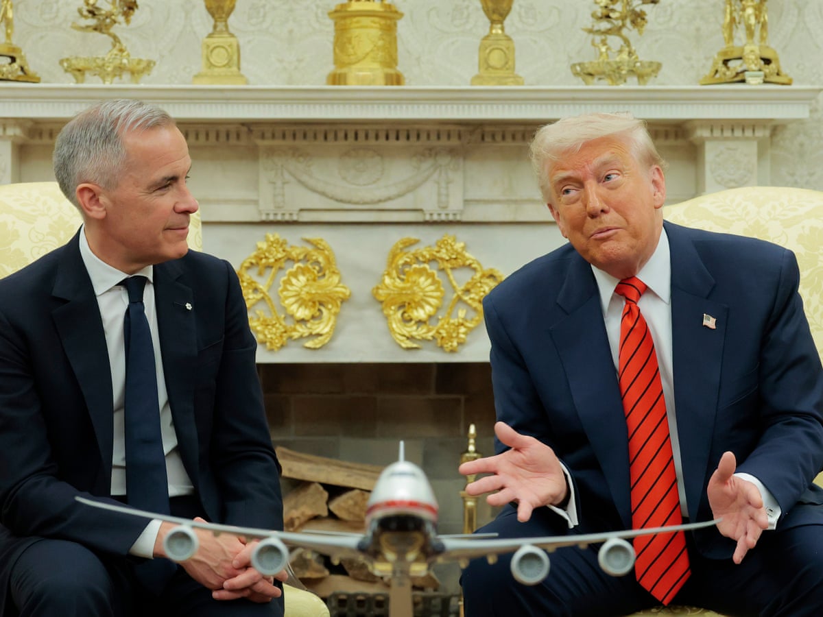 Canada PM's 'elbows-up' defense keeps Trump at bay as both parties play it cool | Donald Trump | The Guardian