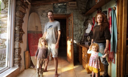 Francois Beyers and his family, shot by Leibovitz in Wales.