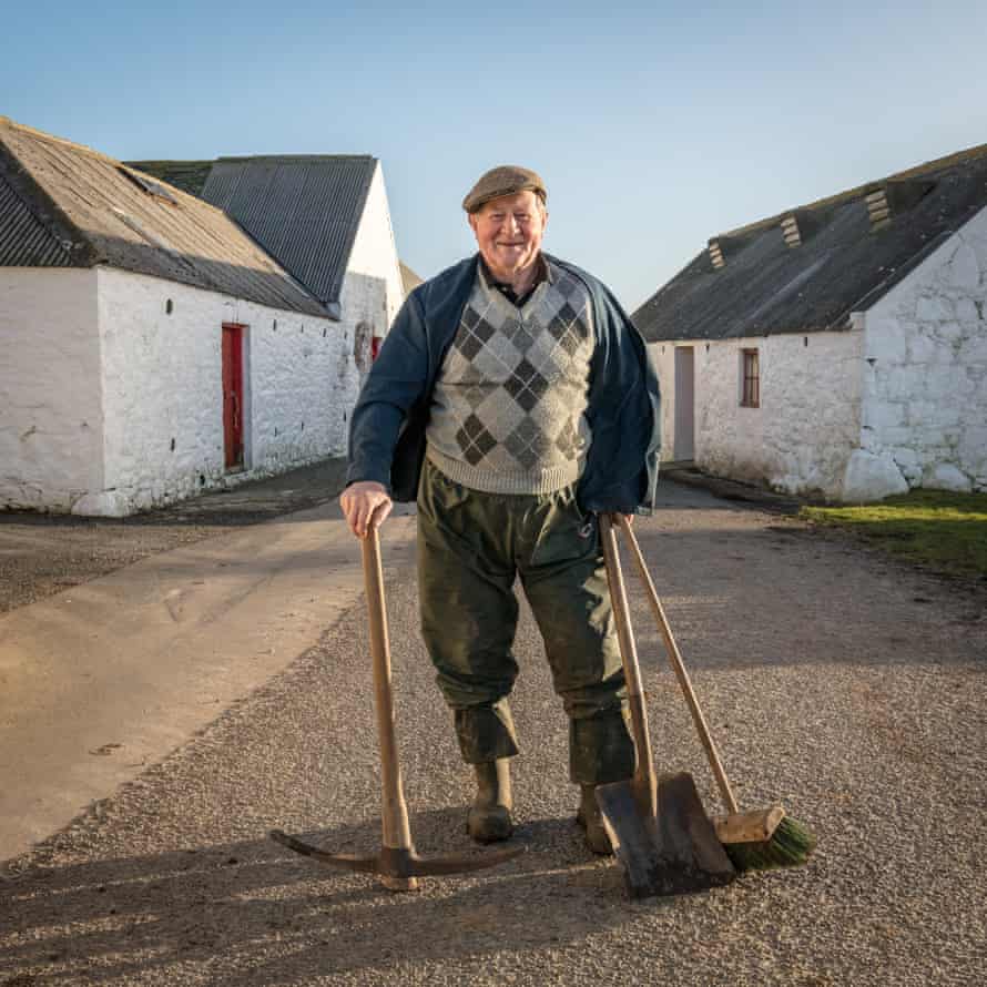 Farmer Hughes of Knockencule Farm in the Rhins, Dumfries and Galloway