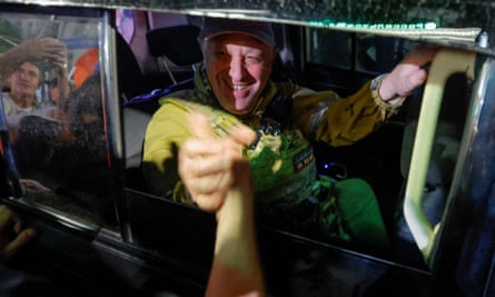 Yevgeny Prigozhin in Rostov-on-Don