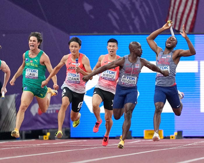 World Athletics Championships 2025: GB flop in men’s 4x100m after howler, USA miss men’s 4x400m final – live