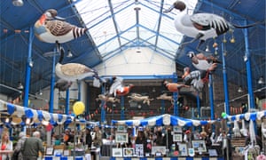 Arts and Crafts market, Abergavenny Market Hall.