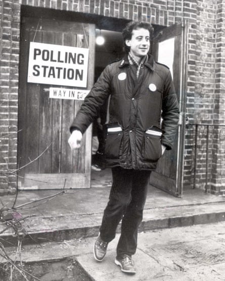 Tatchell campaigning in Bermondsey, 1983.