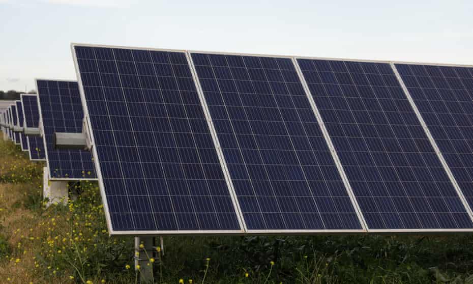 File photo of South Keswick Solar Farm near Dubbo, Australia