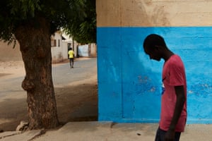 A street in Podor, Senegal, in 2015. The town, in northern Senegal, hosts the Blues du Fleuve music festival, which is run and headlined by the country's most famous musician, Baaba Maal - who was born there. Bands and singers from Senegal, Mauritania, Gambia and Guinea are invited to participate alongside him in three days of music and dance to celebrate the region's musical culture