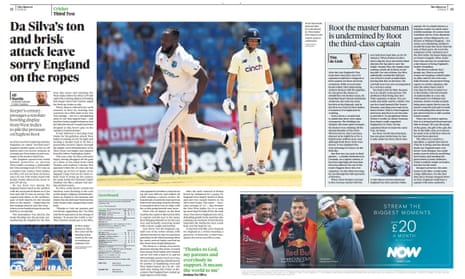 Today’s cricket coverage in the Observer