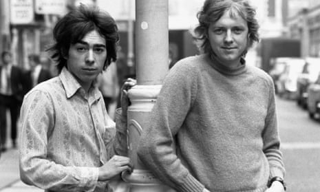 Dynamic duo … Tim Rice, right, and Andrew Lloyd Webber in 1970.