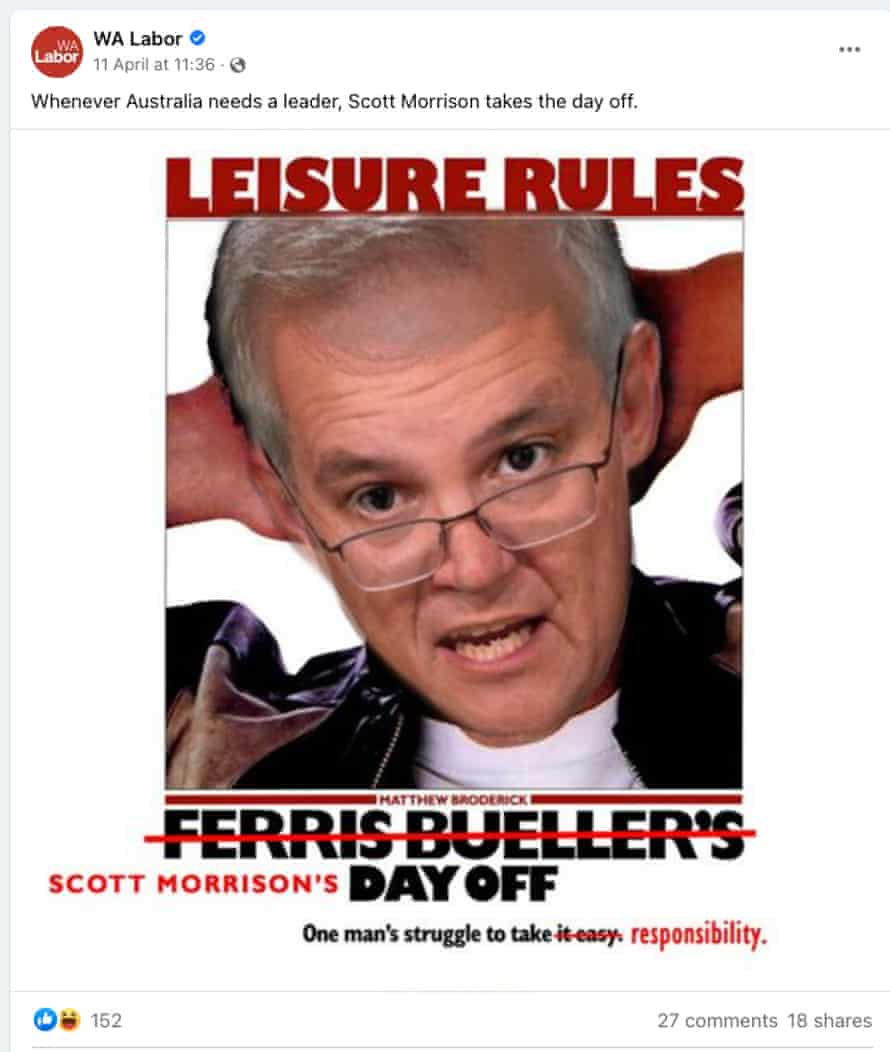 A Facebook meme from the Labor Party