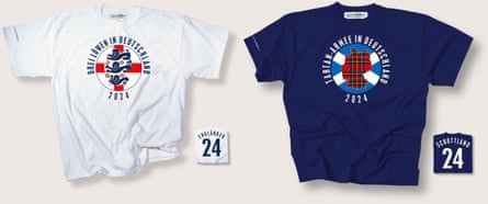 Philosophy football’s Euro 24 T-shirts for England and Scotland.