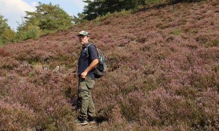 Mike Waite of Surrey Wildlife Trust.