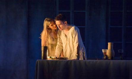 Georgia Jarman and Iestyn Davies in the Royal Opera House’s current production of Written on Skin.