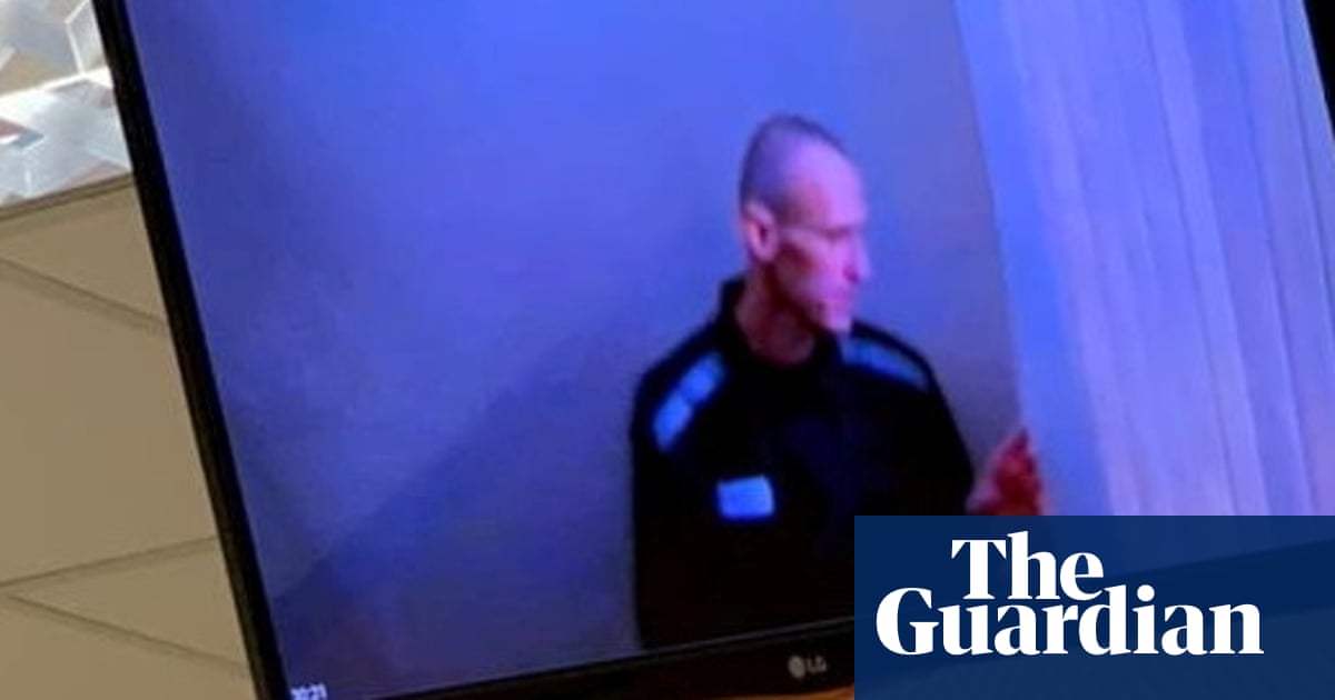 ‘I’m a creepy skeleton’: Alexei Navalny appears in court after hunger strike – video