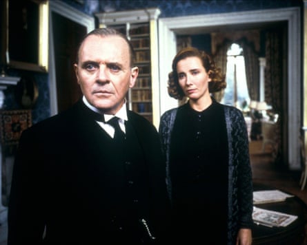 With Emma Thompson in The Remains of the Day.