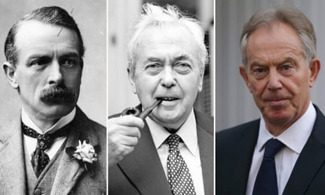 David Lloyd George, Harold Wilson and Tony Blair
