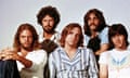 (From left) Don Felder, Don Henley, Joe Walsh, Glenn Frey and Randy Meisner in a 1976 posed group shot