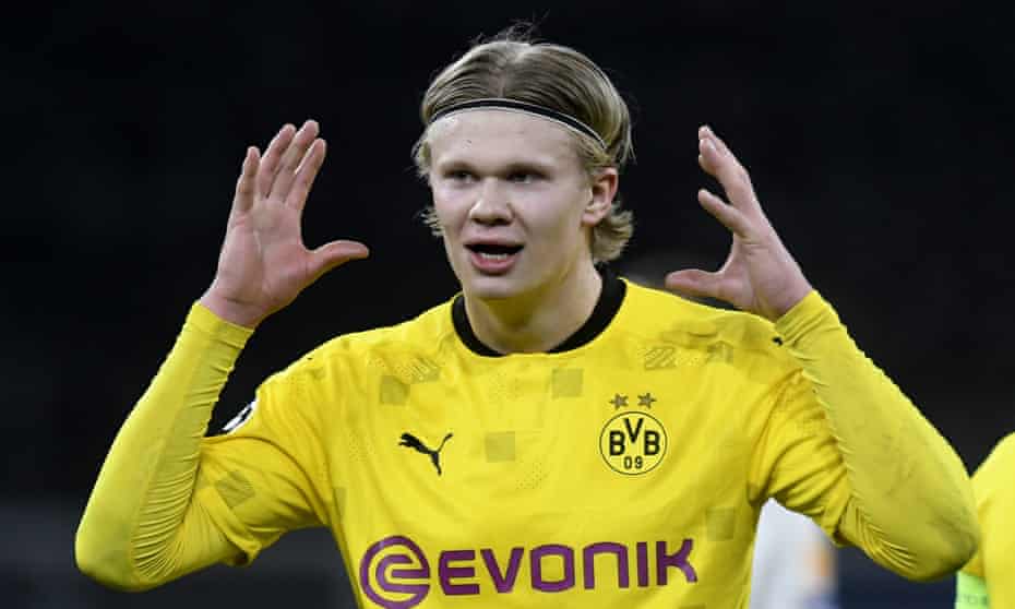 Erling Haaland has scored 39 goals for Borussia Dortmund and Norway this season.