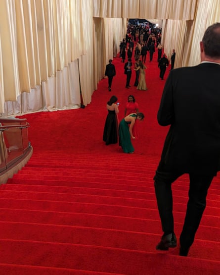 The red carpet for non-celebrity attenders to the 2024 Oscars