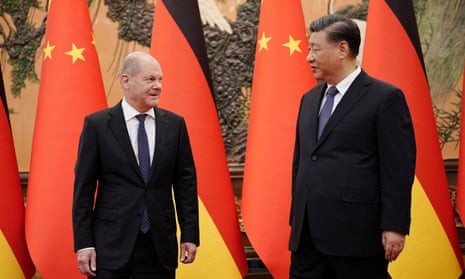 German chancellor Olaf Scholz meets Chinese president Xi Jinping in Beijing, China, on Friday during the first visit by a G7 leader since the start of the Covid pandemic.