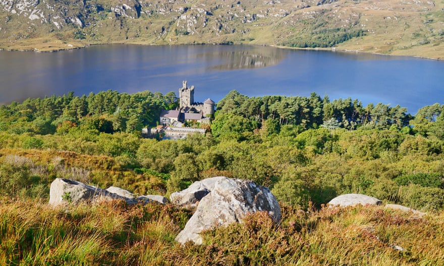 Glenveagh Castle, overlooking Lough Beagh.
