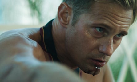 Alexander Skarsgård in Infinity Pool.