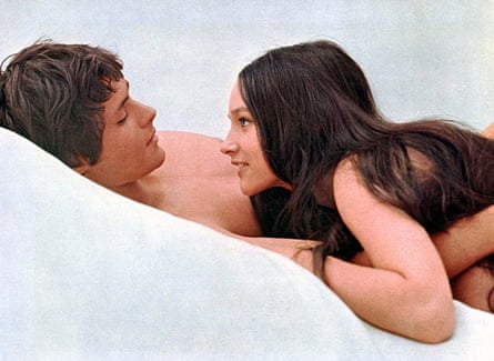 Sweet sorrow: Leonard Whiting and Hussey in Romeo and Juliet.