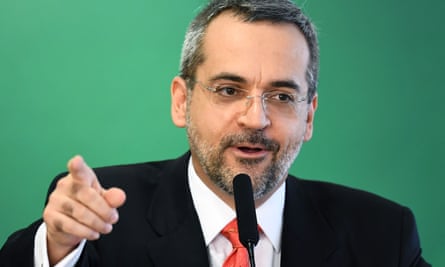 Brazilian education minister Abraham Weintraub