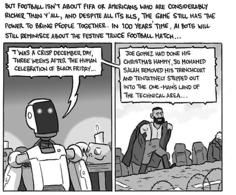 David Squires on … ‘visitors’, supply-and-demand ultras and a Christmas truce, panel 6