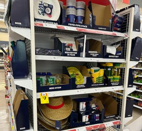 From a Guardian reader of Australia Day items for sale in Coles Bellingen in northern NSW.