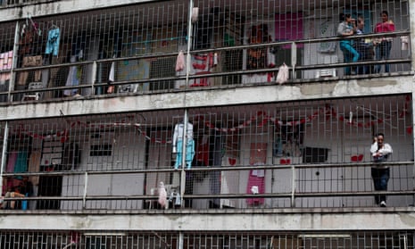 Inmates at El Buen Pastor women’s prison in Bogota, Colombia.