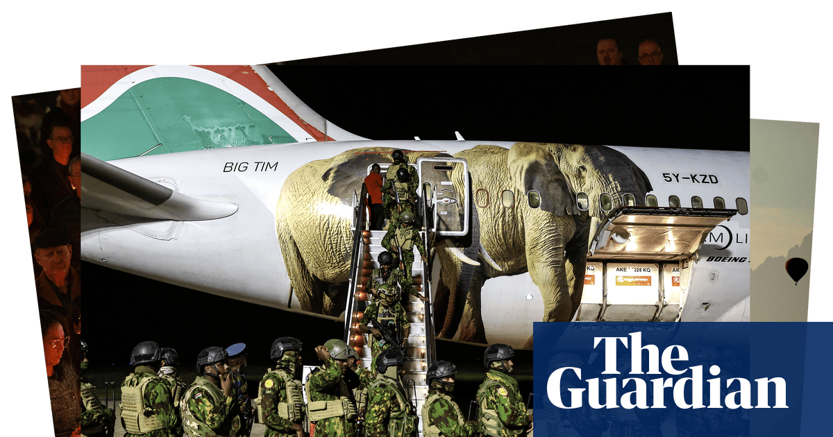 An evil spirit and a police homecoming: photos of the day – Wednesday