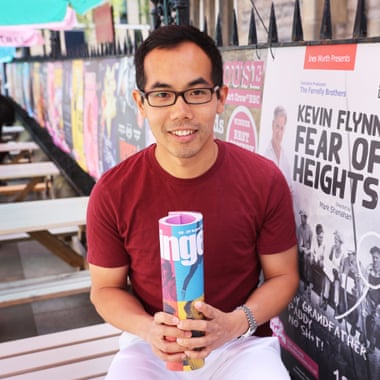 Kwong Chan with the Fringe programme.