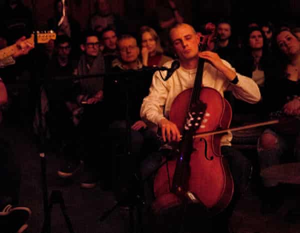 Caroline, with Jasper Llewellyn playing cello.