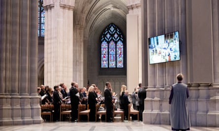 WCK staffers, family members of the aid workers and White House administration officials gathered for the memorial service in Washington