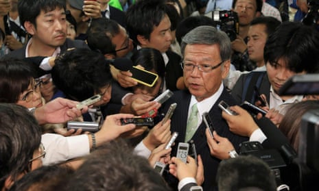 Takeshi Onaga, Okinawa governor