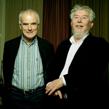 Peter Maxwell Davies, left, with Harrison Birtwistle in 2004.